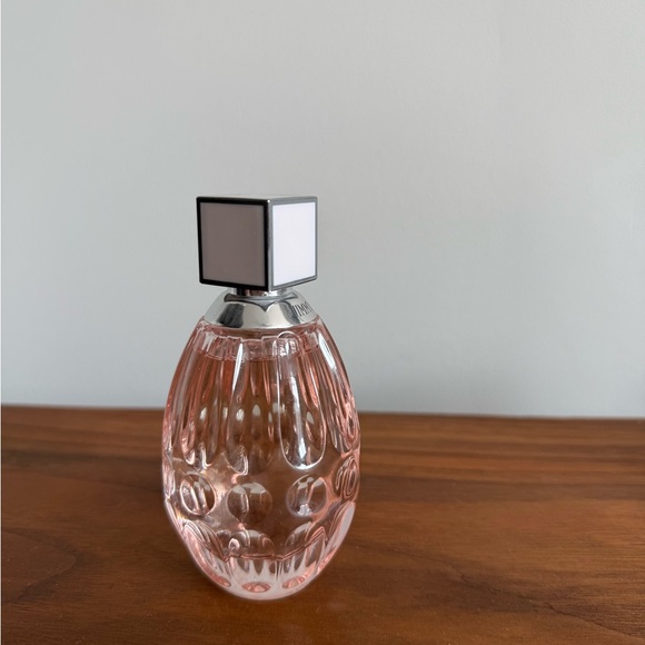 Jimmy Choo Pink and Silver Accent Perfume Bottle - Picture 2 of 2